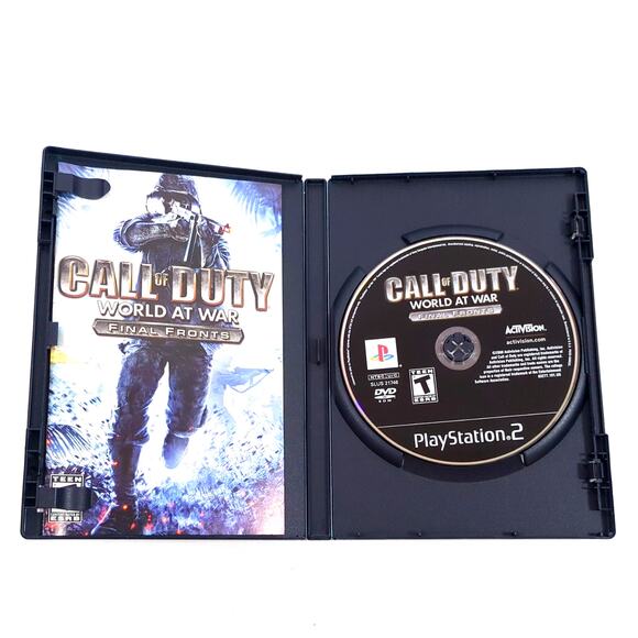 Call of Duty: World at War Final Fronts PS2 Complete CIB 2008 Tested WWII USED - Picture 3 of 3